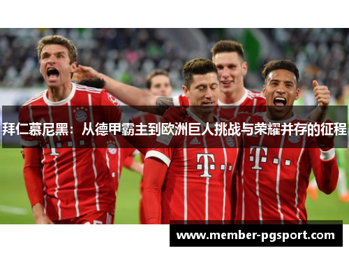 拜仁慕尼黑：从德甲霸主到欧洲巨人挑战与荣耀并存的征程
