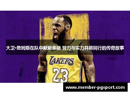大卫·詹姆斯在队中默默奉献 努力与实力并肩同行的传奇故事